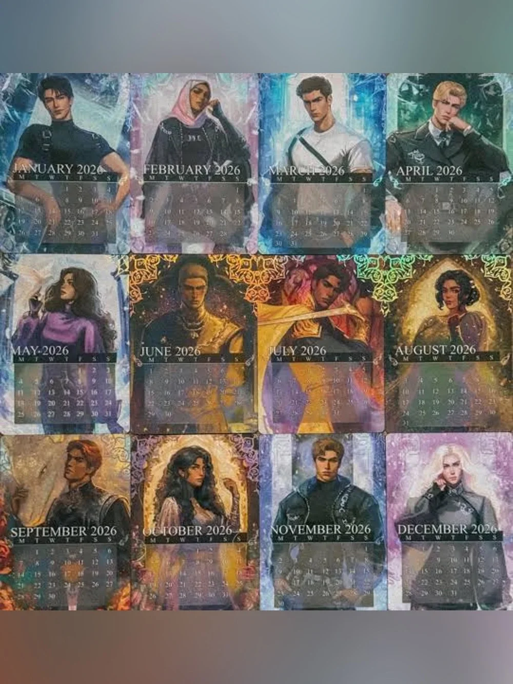 Fairyloot The Worlds of Tahereh Mafi 2026 Calendar NIB